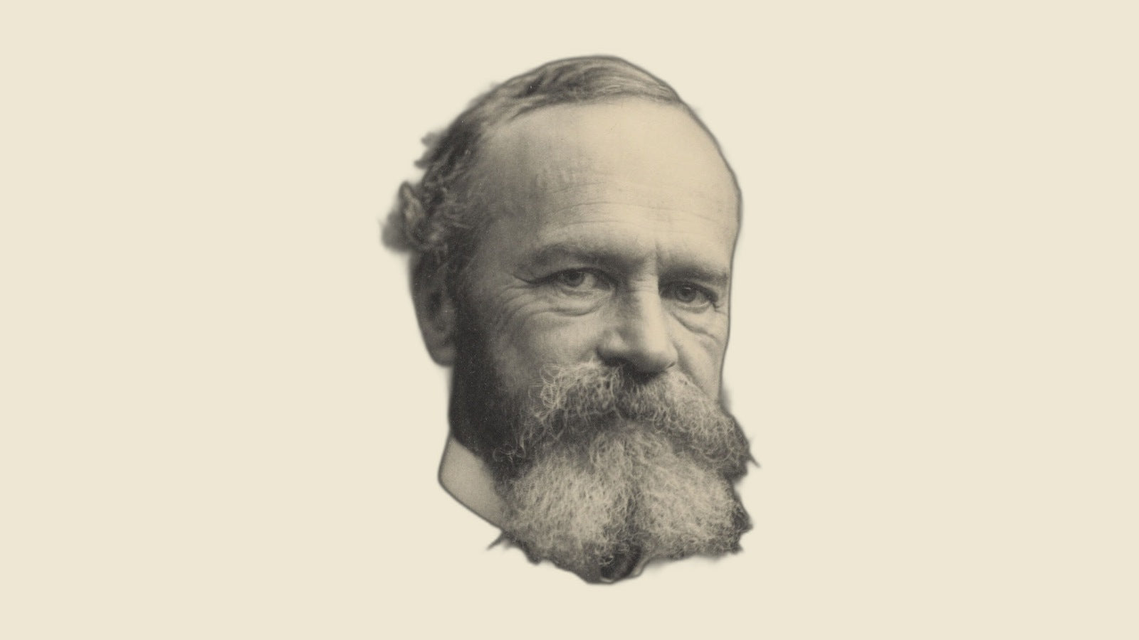 William James, American philosopher and psychologist, c. 1890. Pioneer of pragmatism and functional psychology.