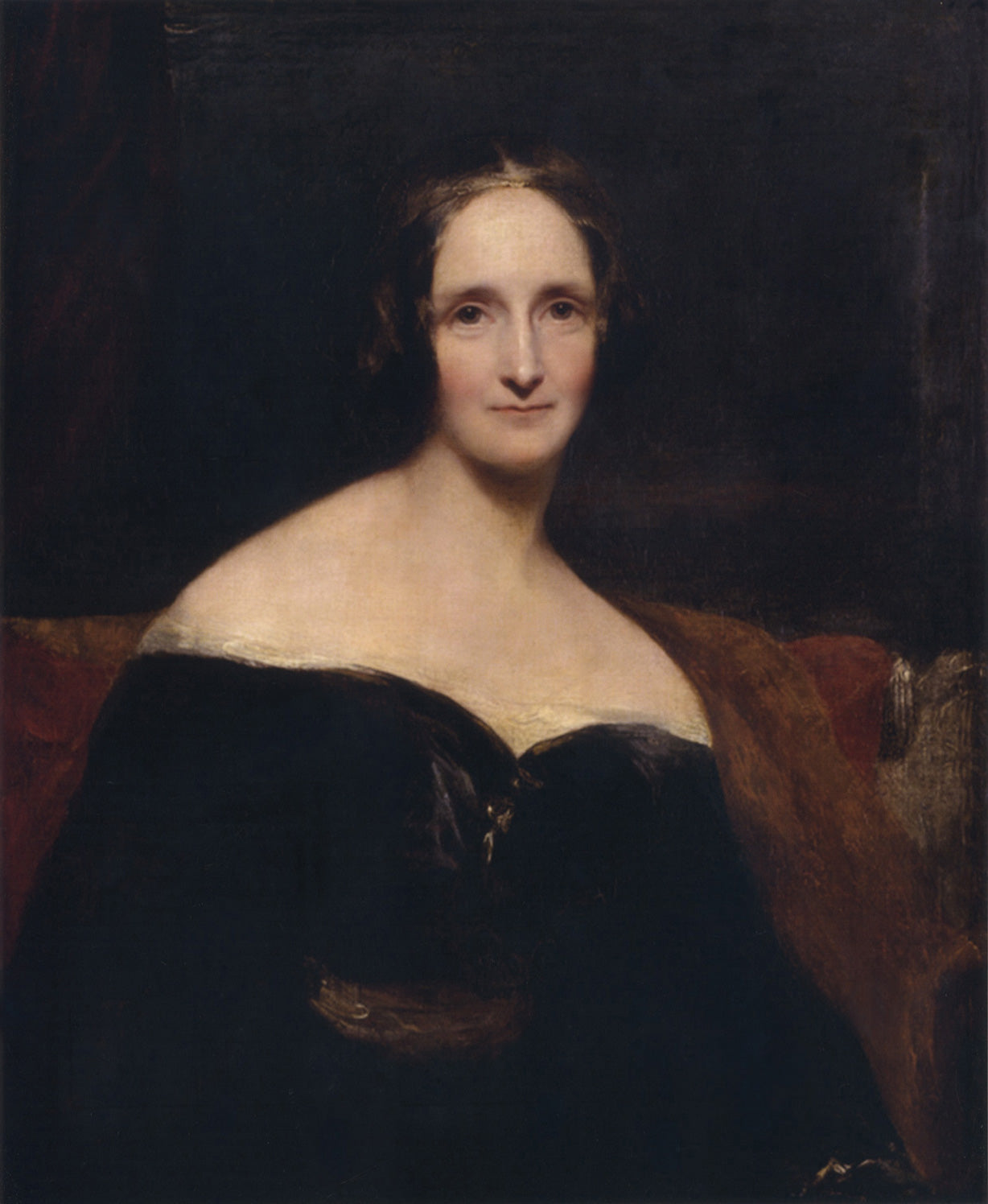 Richard Rothwell, Mary Wollstonecraft Shelley, 1840 — National Portrait Gallery — Quoteiac Journal