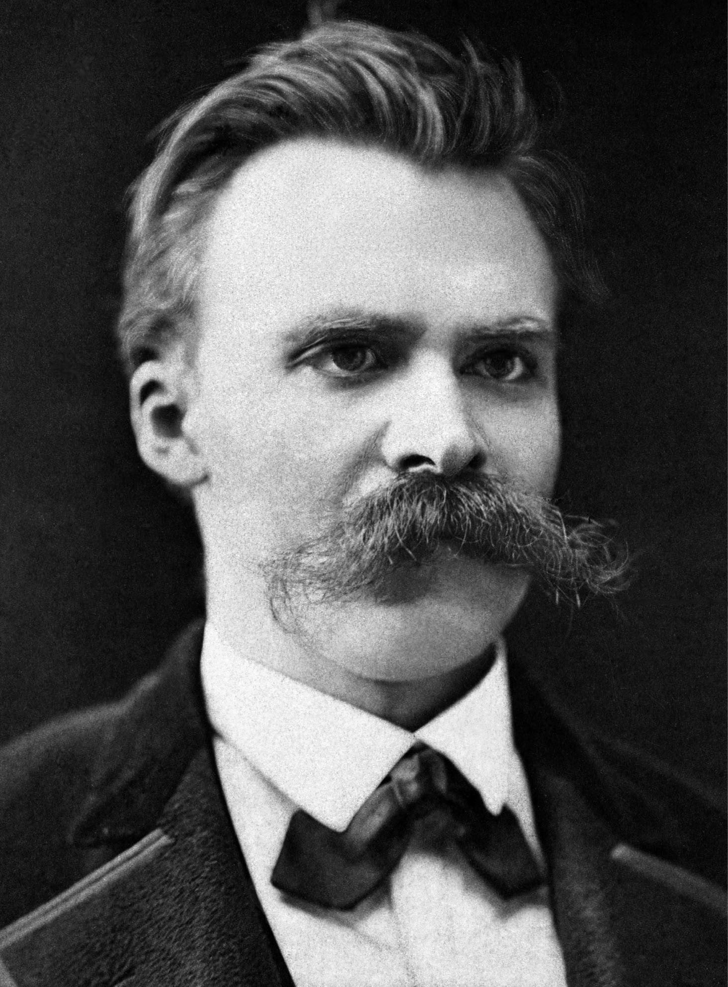 Friedrich Nietzsche, photograph, 1882 — the philosopher whose words have been misused more than almost anyone in history