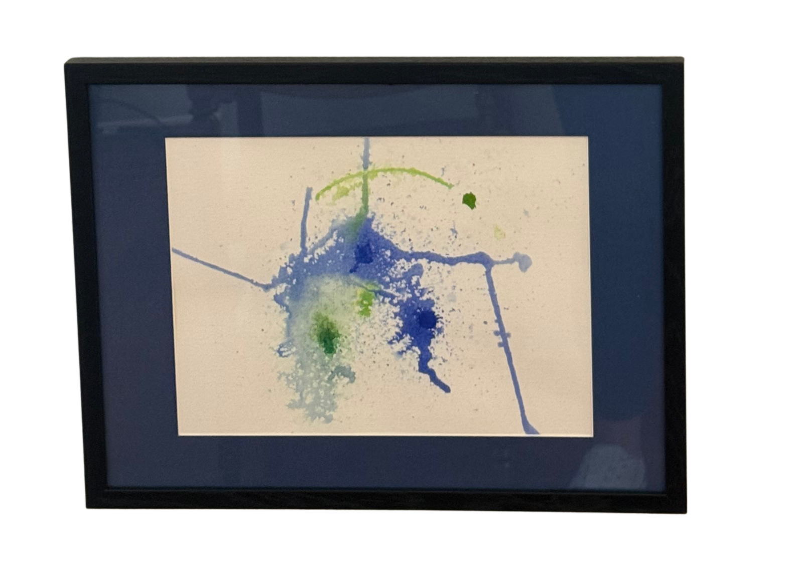 Alcohol ink by our founder as an homage to Helen Frankenthaler