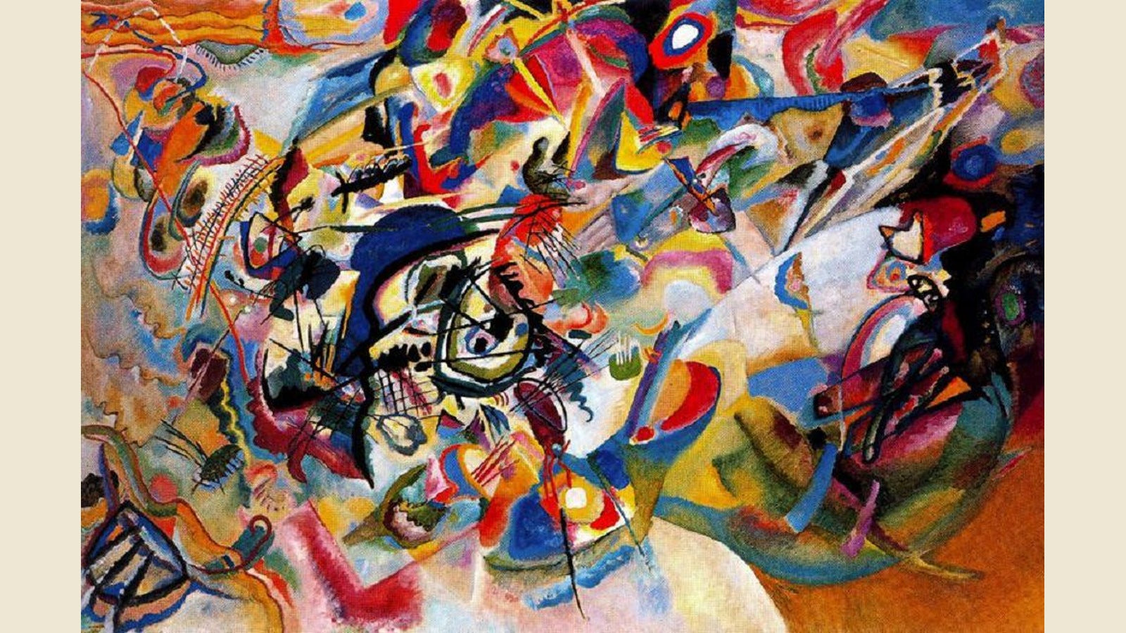 Vasily Kandinsky Composition 7, 1913 — gestural abstraction as visual language