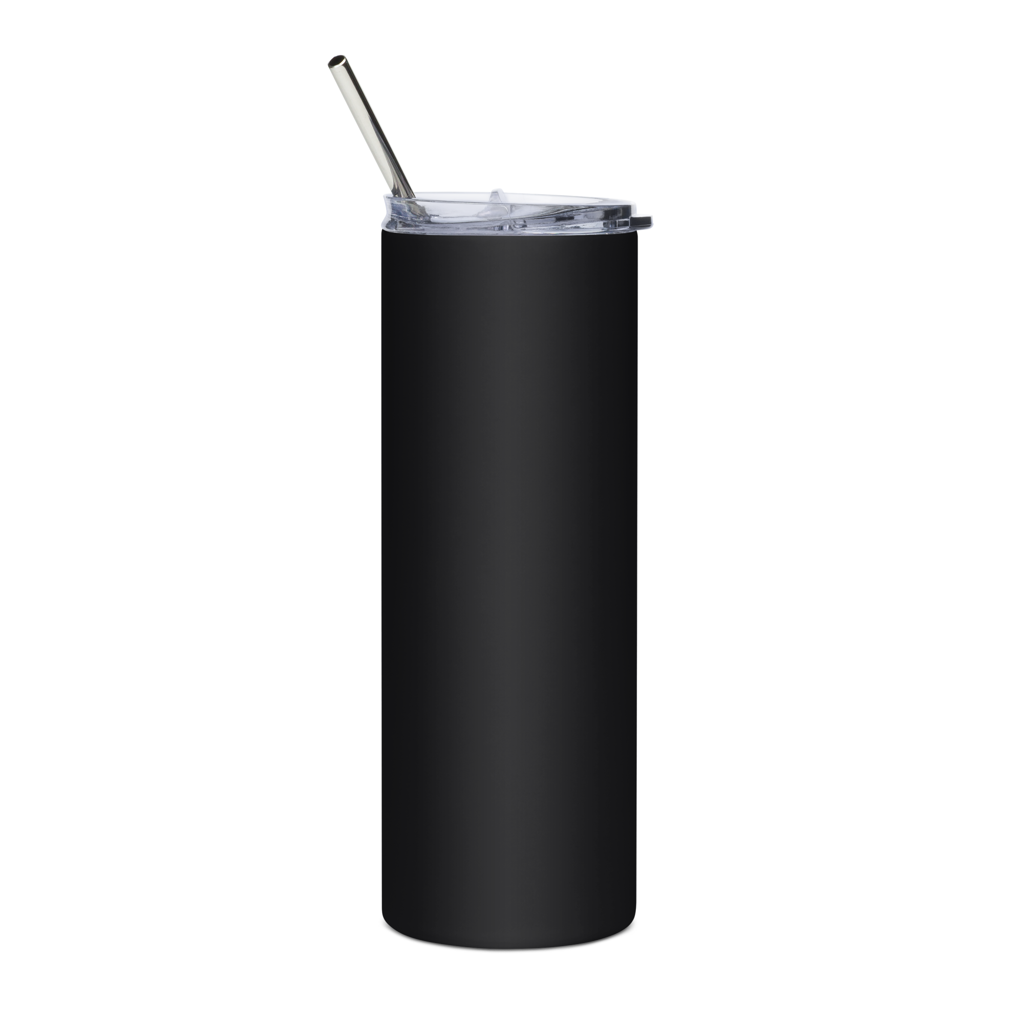 Grain of Sand Tumbler — William Blake — back view — black stainless steel