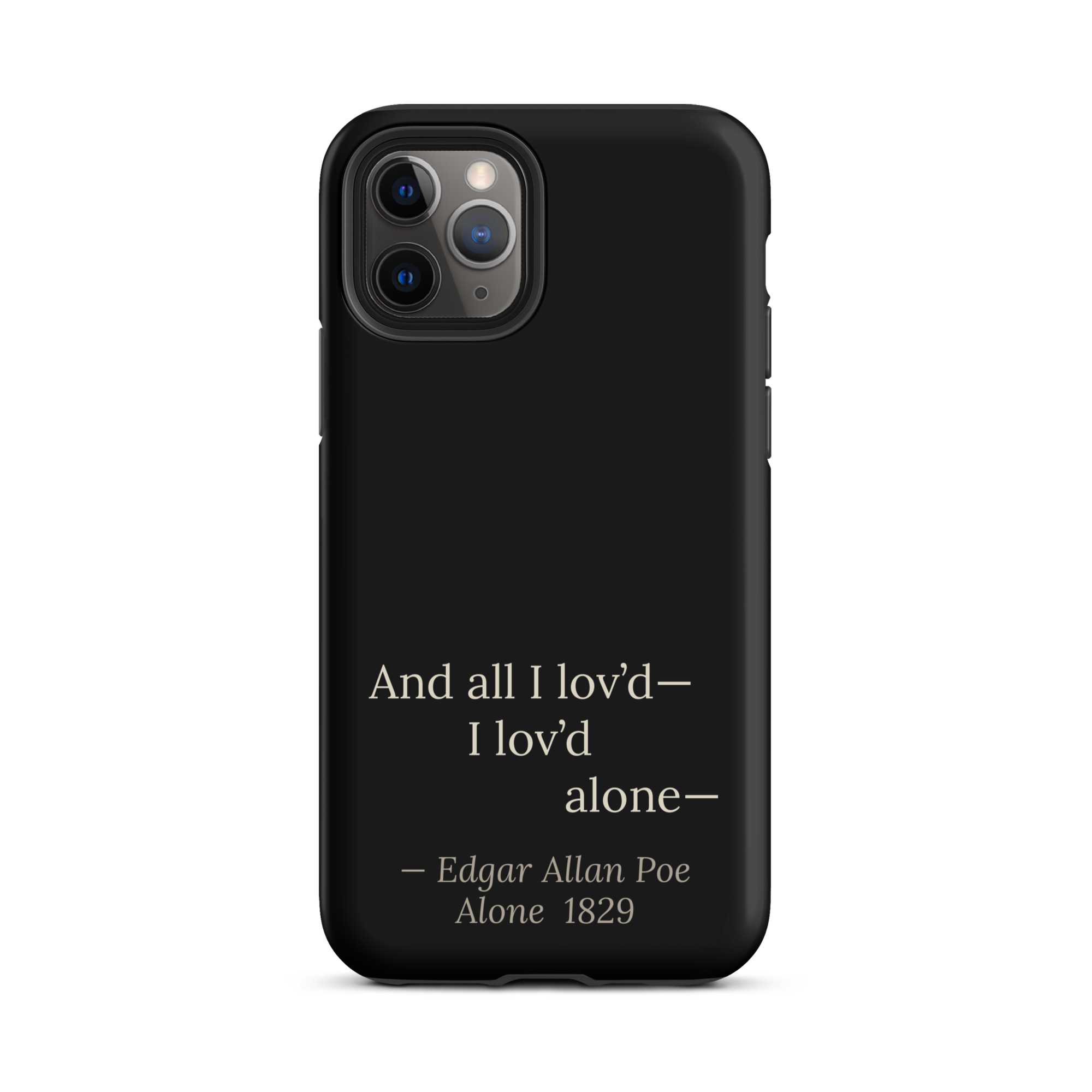 The Alone Phone Case — Edgar Allan Poe