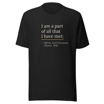 The Part of All — Tennyson Romanticism T-Shirt
