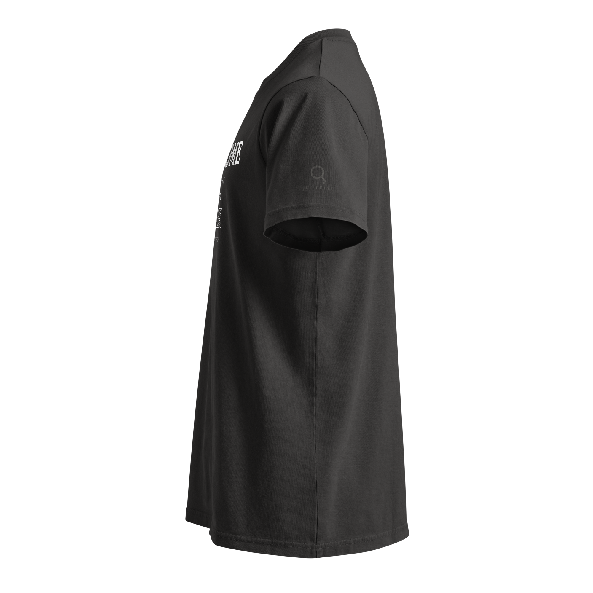 The Uncovering — Friedrich Nietzsche — literary quote tee — literary heretics — black — back — Quoteiac