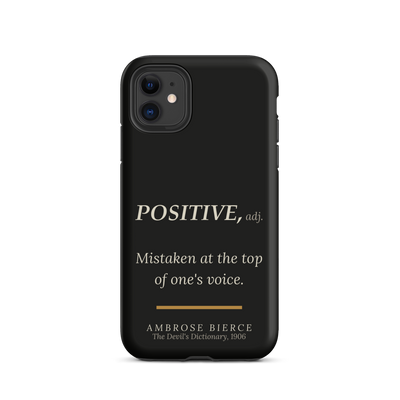 Top of One's Voice — Bierce Devil's Dictionary Phone Case