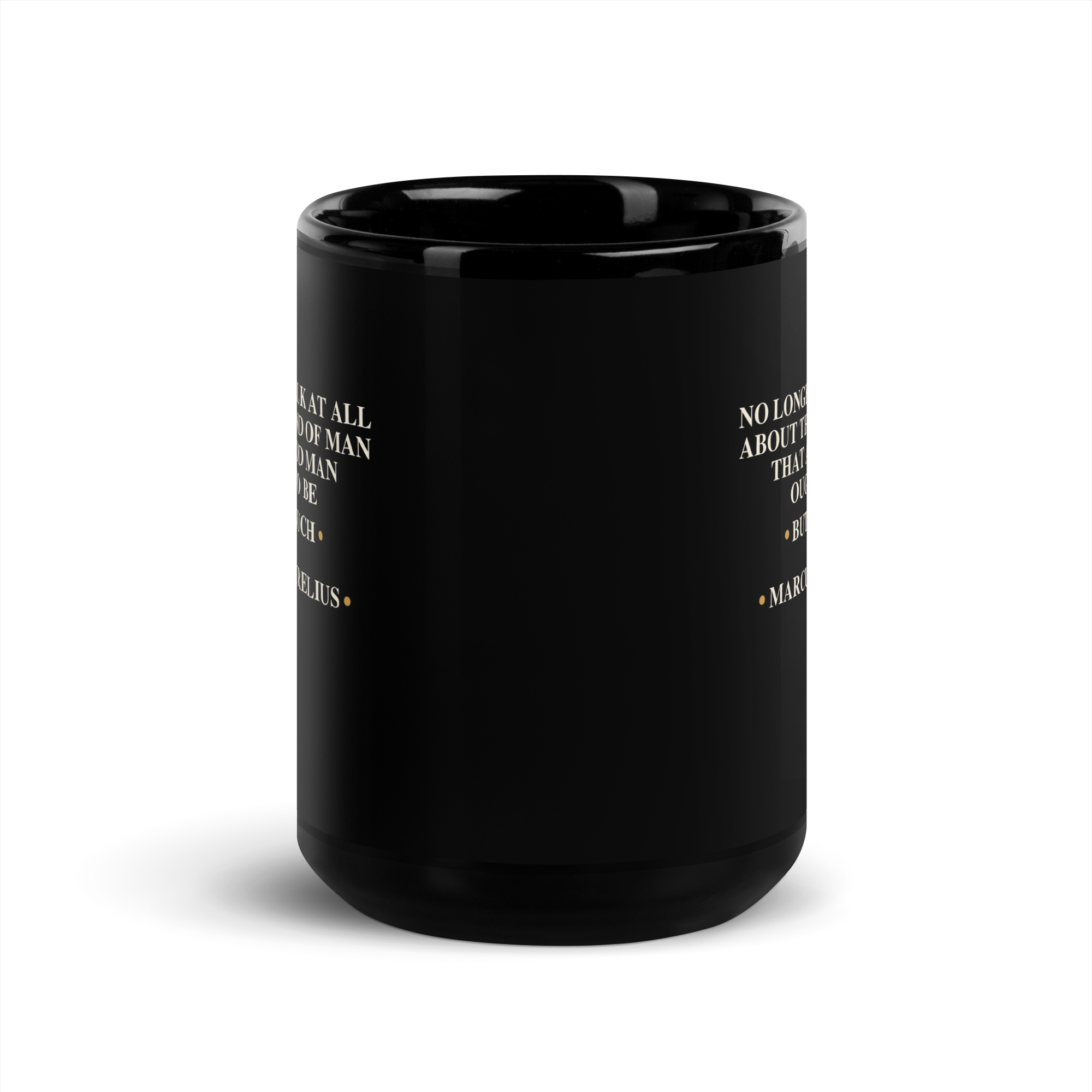 Be Such — Marcus Aurelius Mug — Marcus Aurelius Quote Mug — black — front