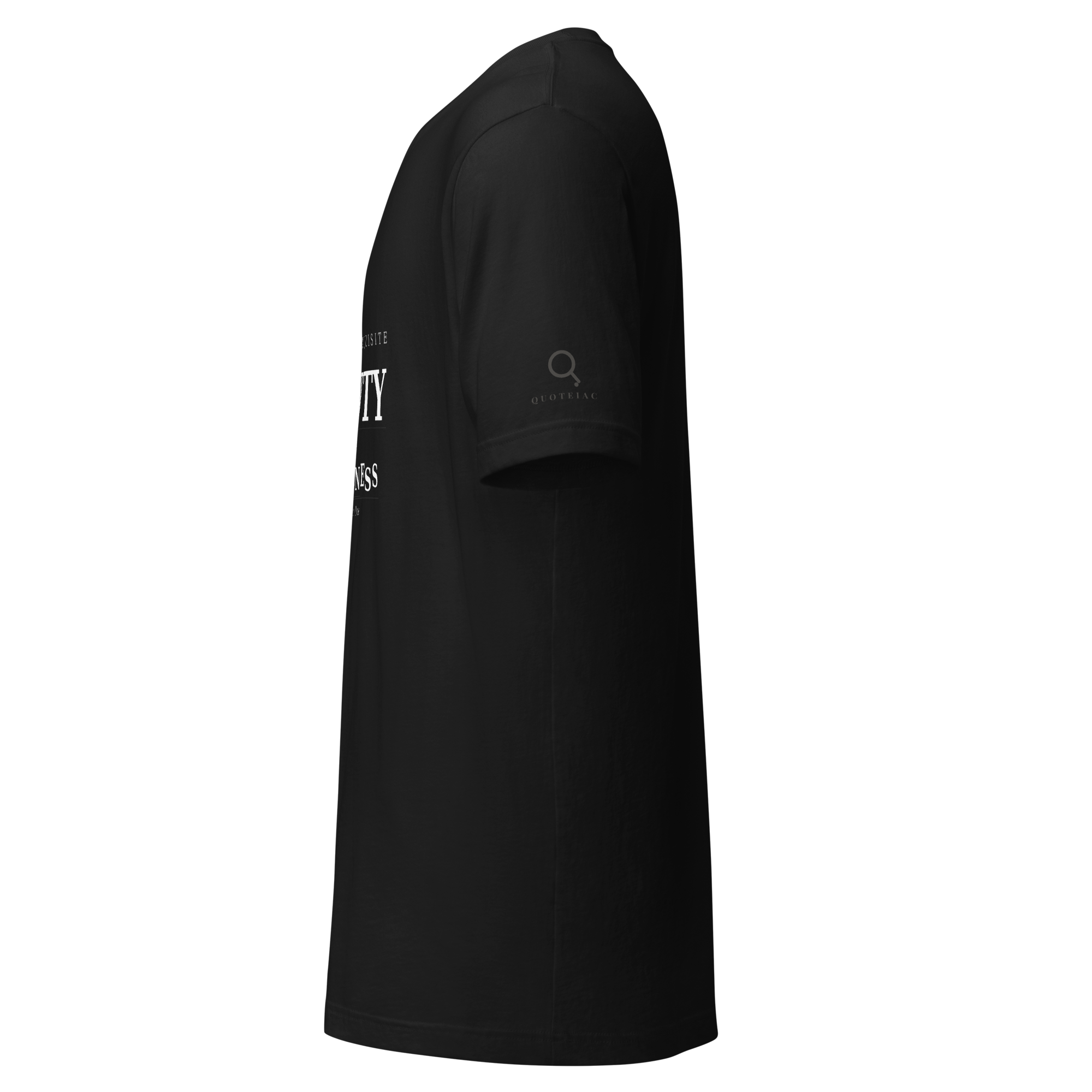 The Strangeness Tee detail view — Quoteiac t-shirt