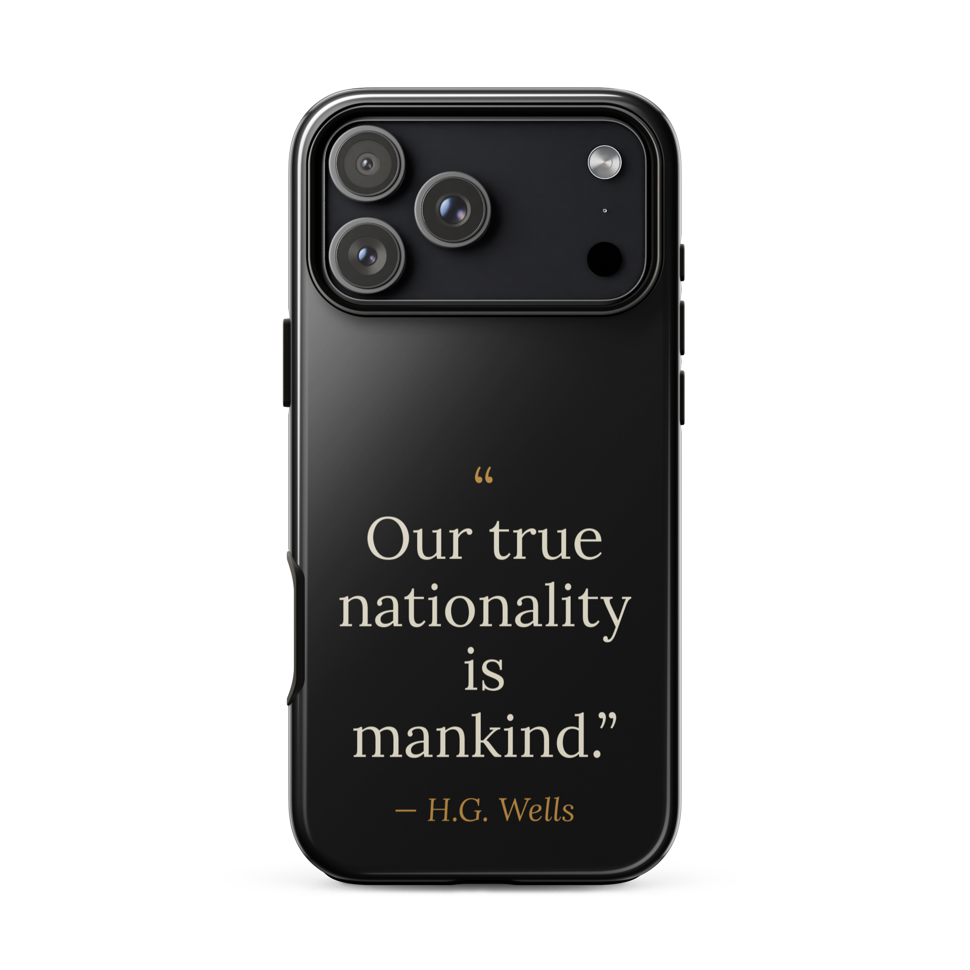 We Are Mankind Phone Case — H.G. Wells