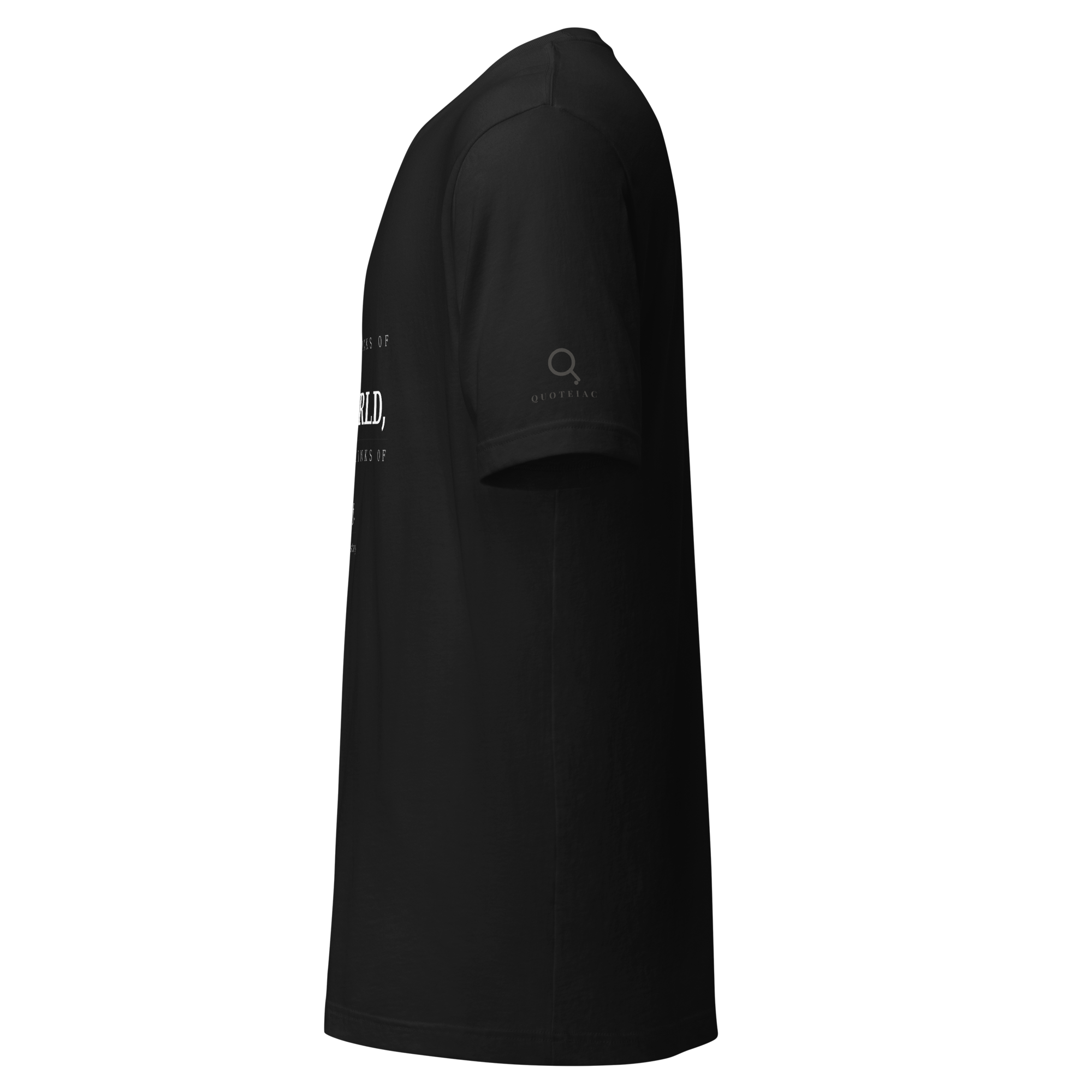 The Mirror Tee detail view — Quoteiac T-Shirt