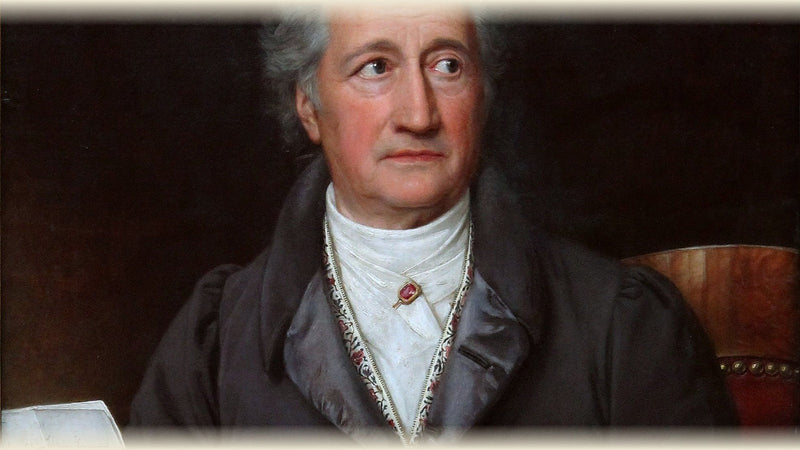 Joseph Karl Stieler, portrait of Johann Wolfgang von Goethe (1828), Neue Pinakothek Munich. Public domain.