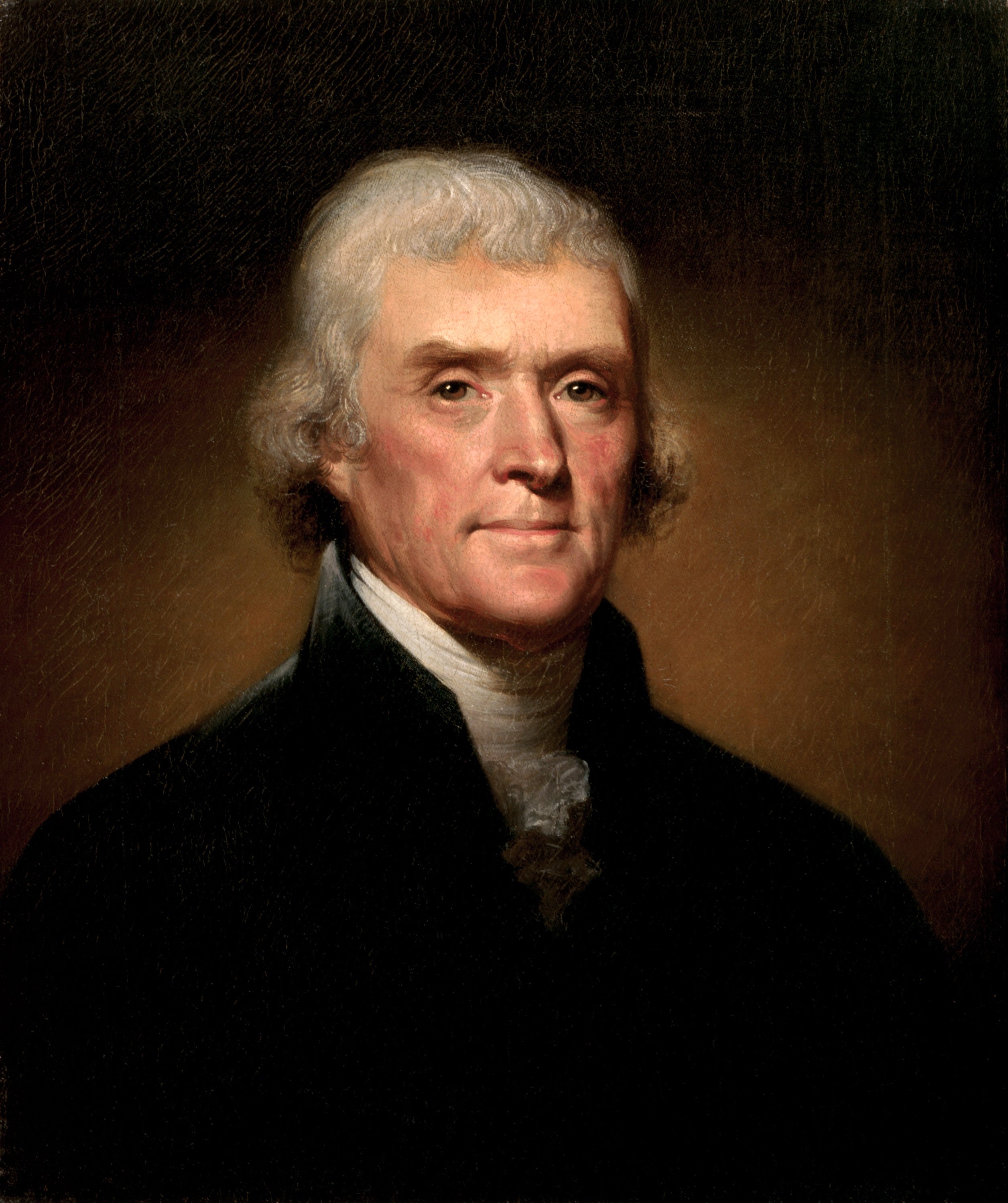 Thomas Jefferson portrait by Rembrandt Peale, 1800