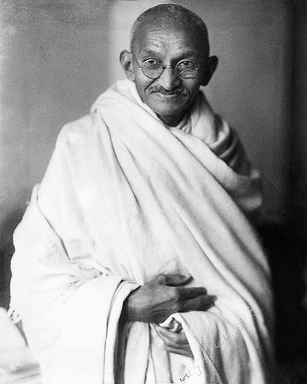 Mahatma Gandhi studio portrait, 1931