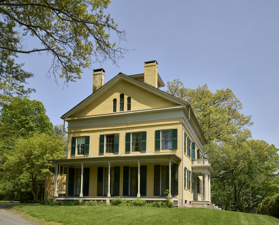 The Dickinson Homestead in Amherst, Massachusetts — where Emily Dickinson chose to stay, write in private, and refuse the public world