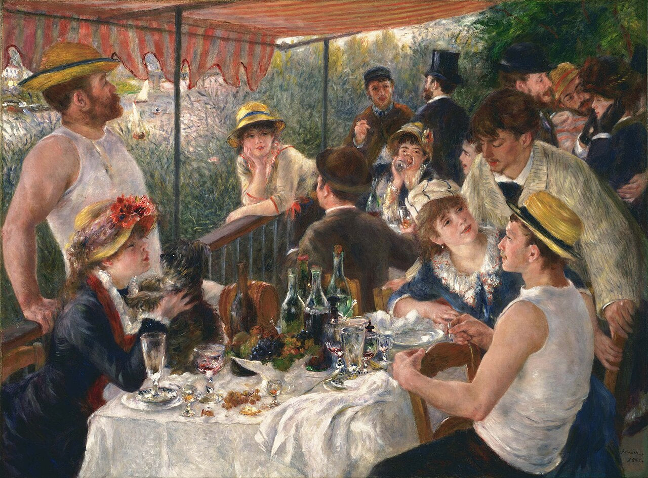 Renoir, Luncheon of the Boating Party — gifts for friends who quote — Quoteiac Journal