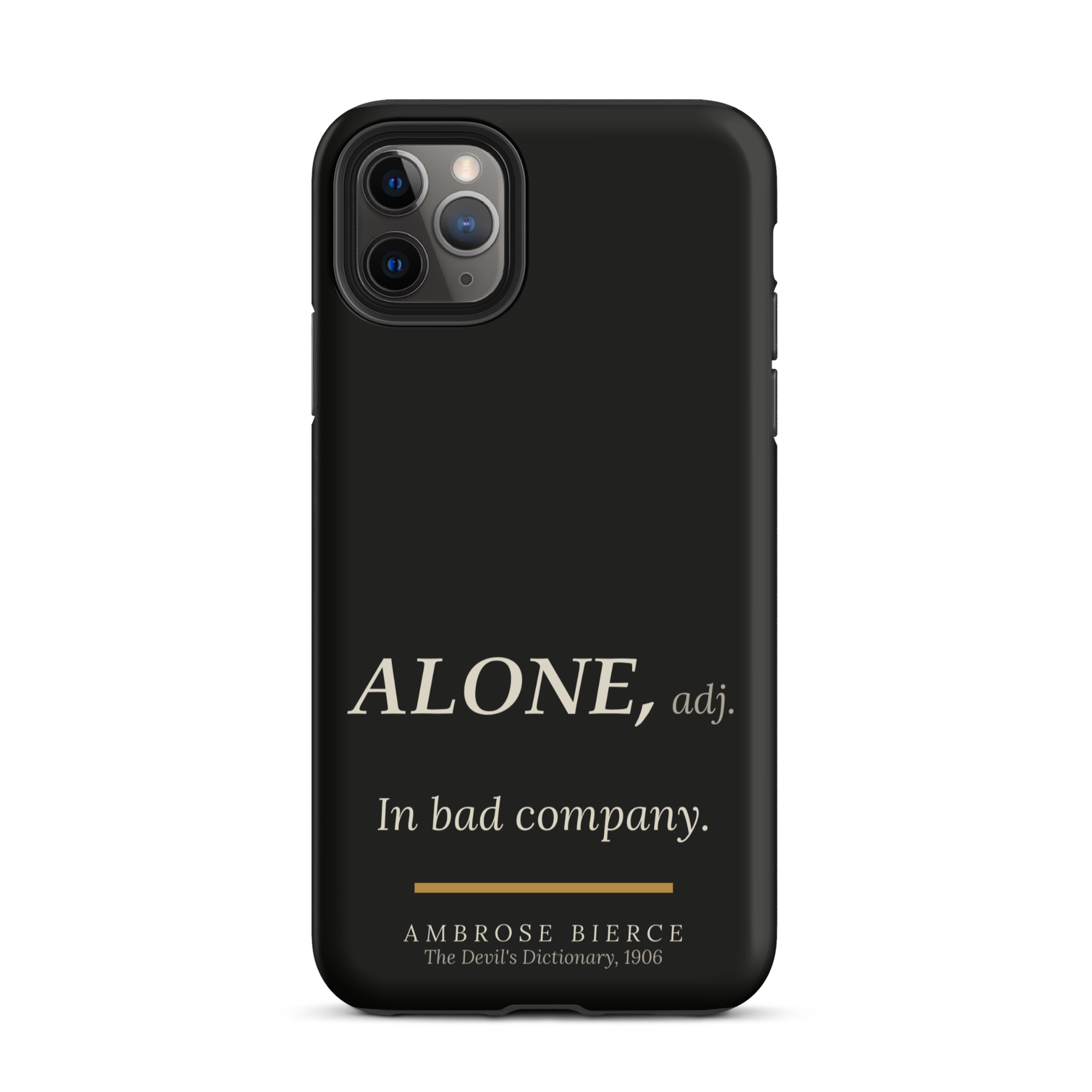 Alone  Phone Case--Ambrose Bierce