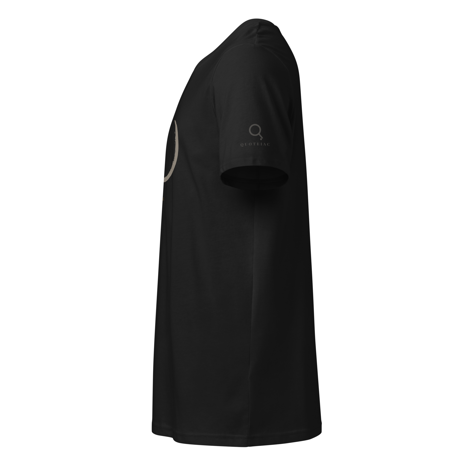 My Life’s Dark Hours — Rainer Maria Rilke — Rilke Organic Edition T-Shirt — Black — side — Quoteiac