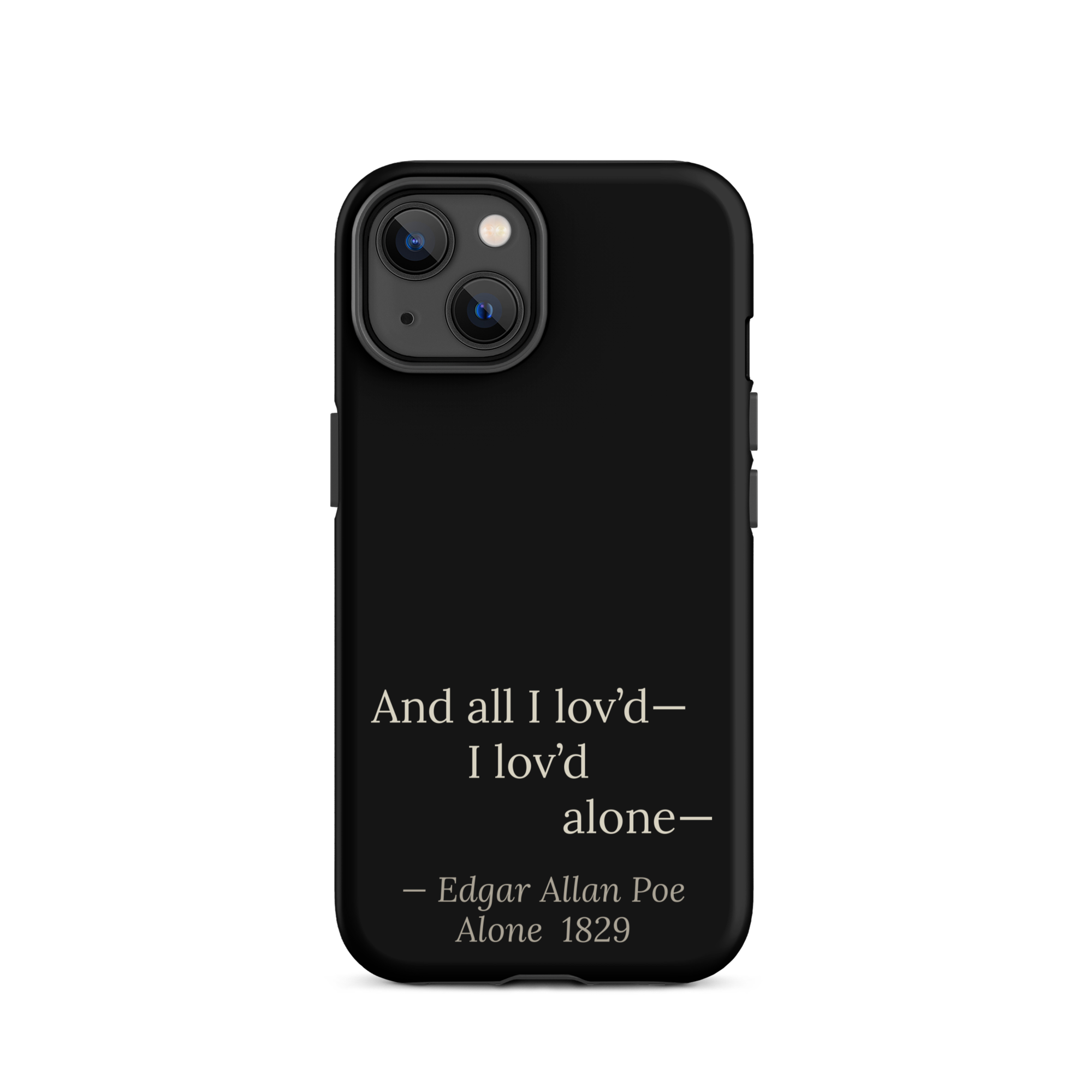 The Alone Phone Case — Edgar Allan Poe 