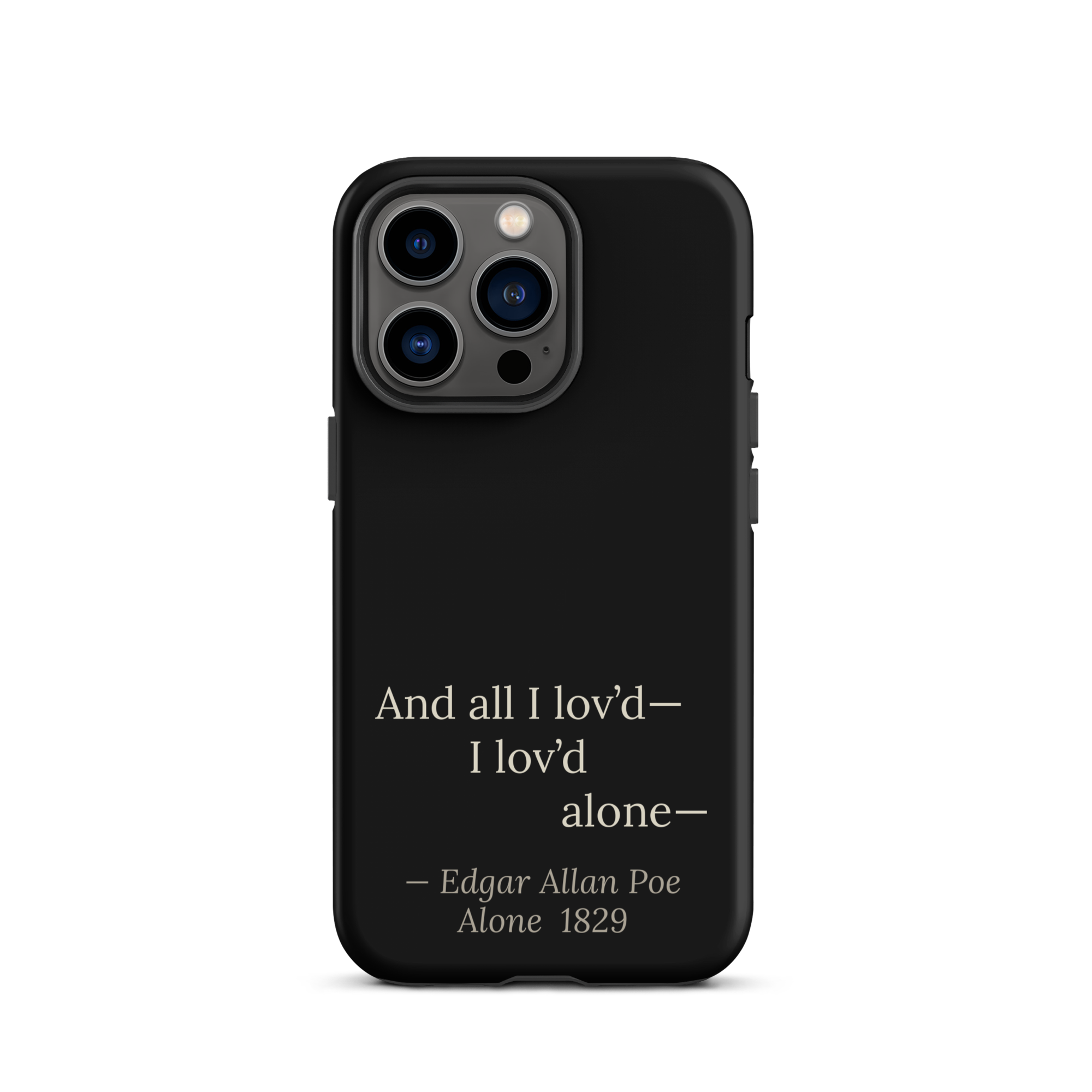 The Alone Phone Case — Edgar Allan Poe 
