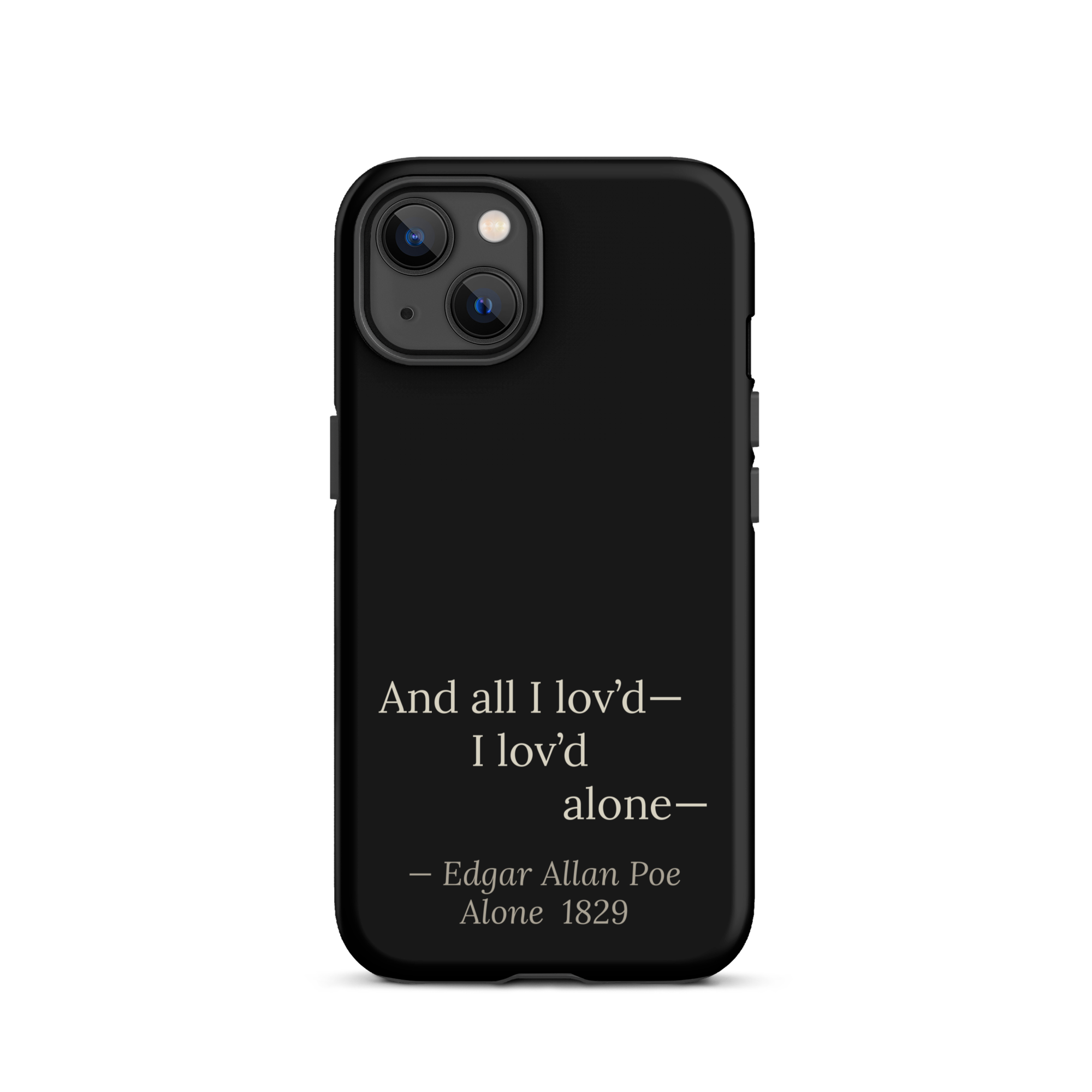 The Alone Phone Case — Edgar Allan Poe 
