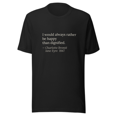 The Dignified — Brontë Dark Romanticism T-Shirt