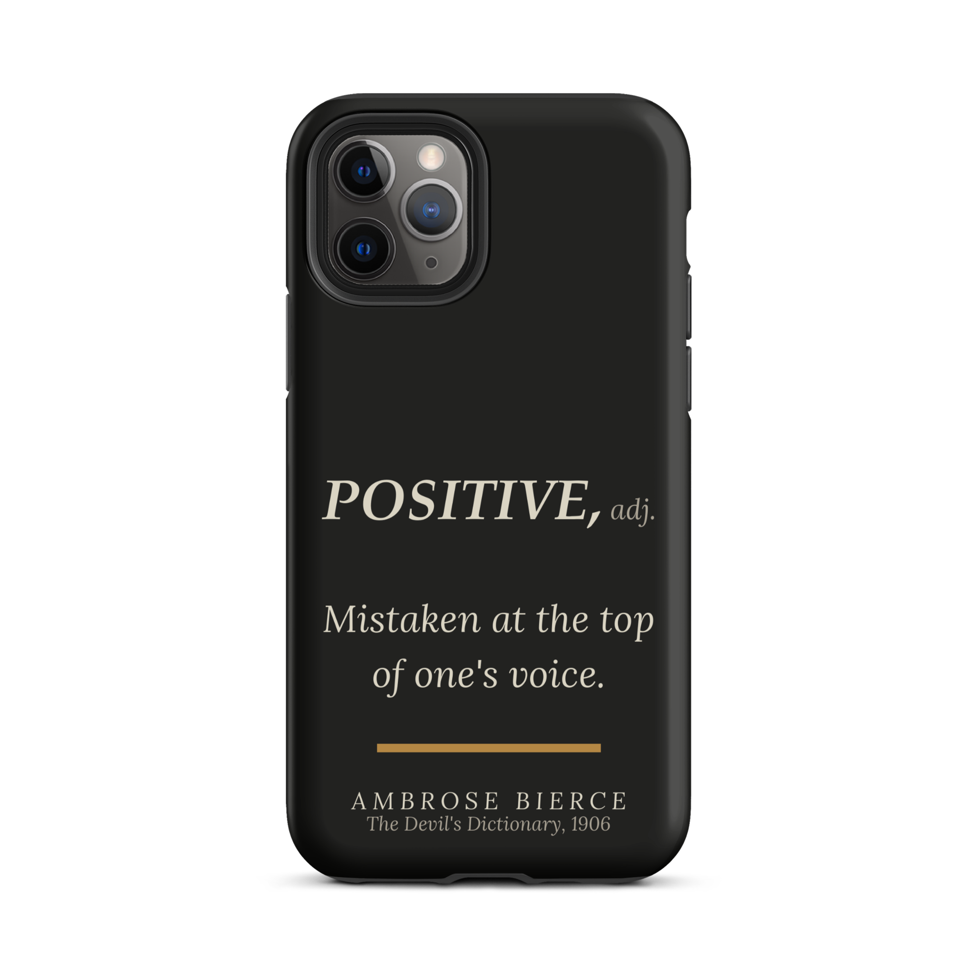 Top of One's Voice Phone Case — Ambrose Bierce-Devil's Dictionary