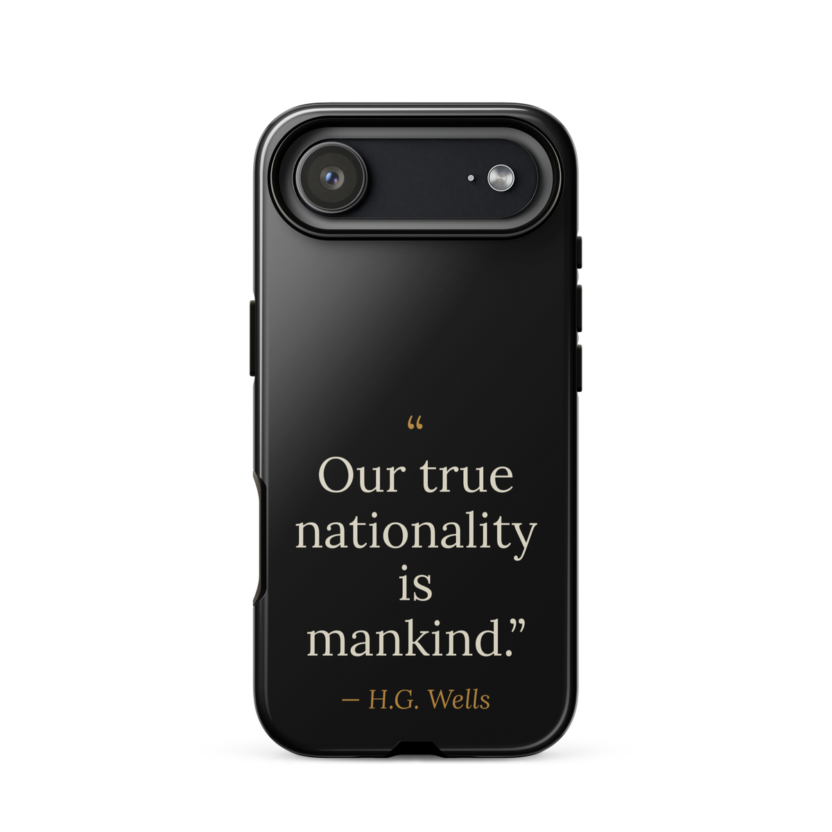 We Are Mankind Phone Case — H.G. Wells