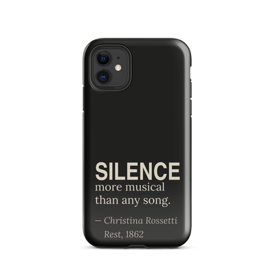 The Silence — Rossetti Dark Romanticism Phone Case