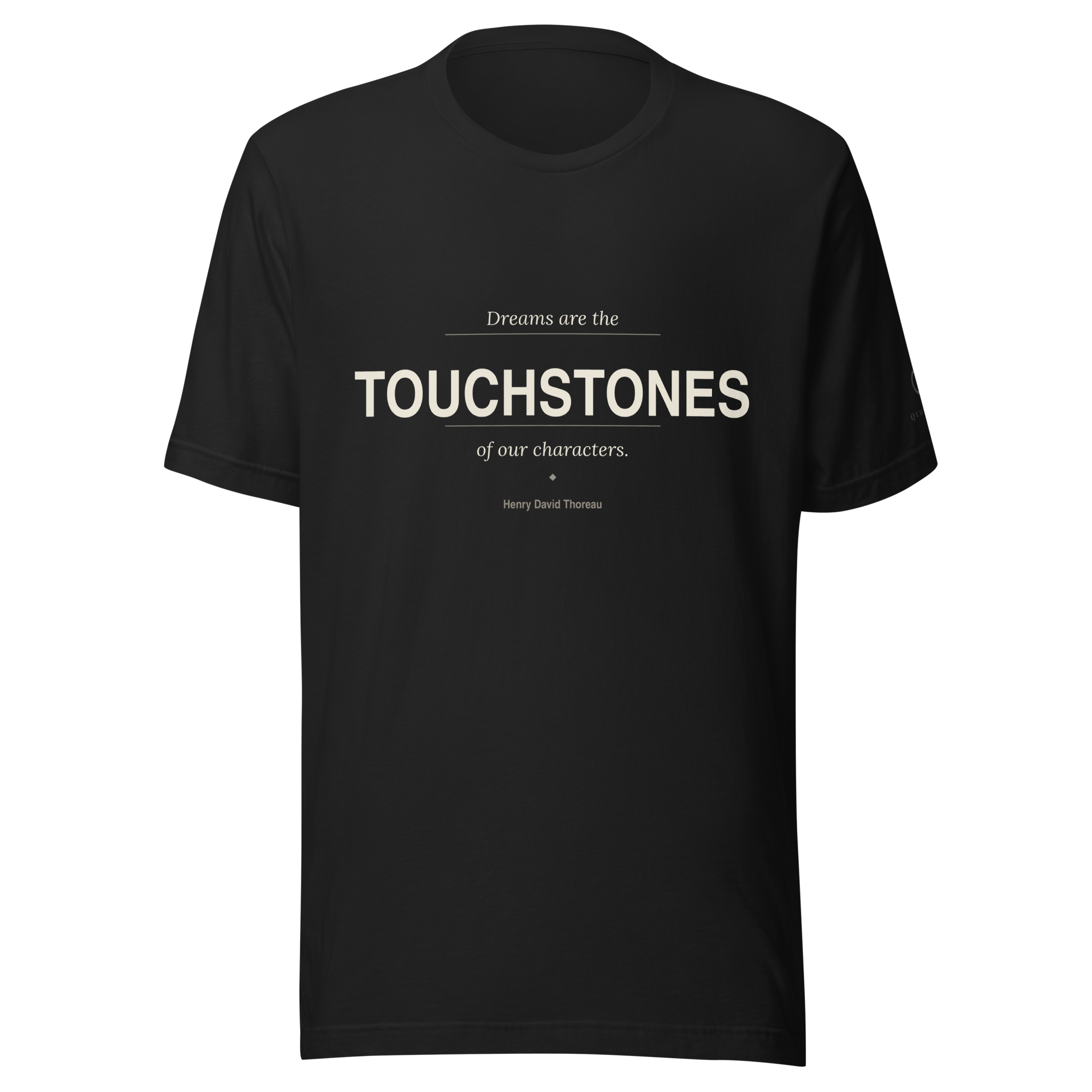 Touchstones Tee — Quoteiac literary quote T-Shirt