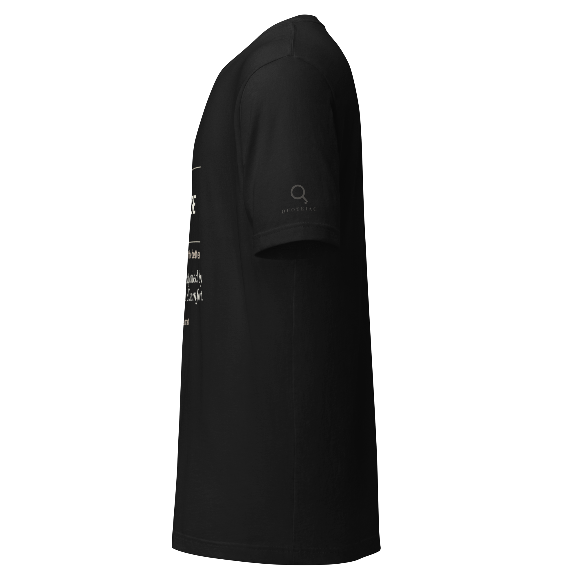 The Drawbacks Tee detail view — Quoteiac T-Shirt