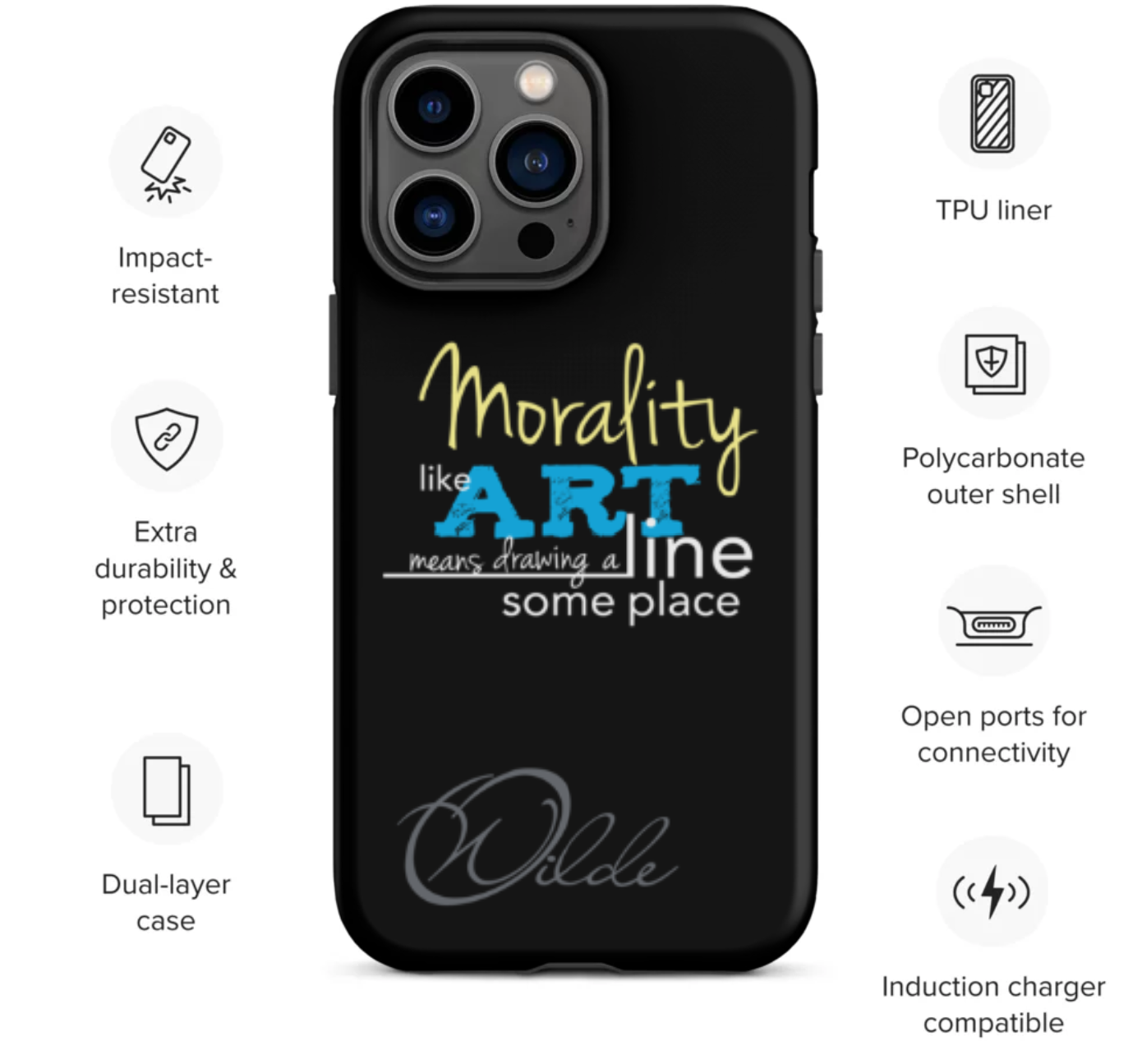 quote iphone case details